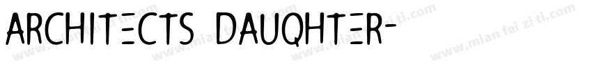 Architects Dauqhter字体转换